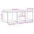 Banco zapatero madera ingeniería roble artisan 105x35x35