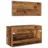 Juego de muebles de baño 2 piezas madera ingeniería
