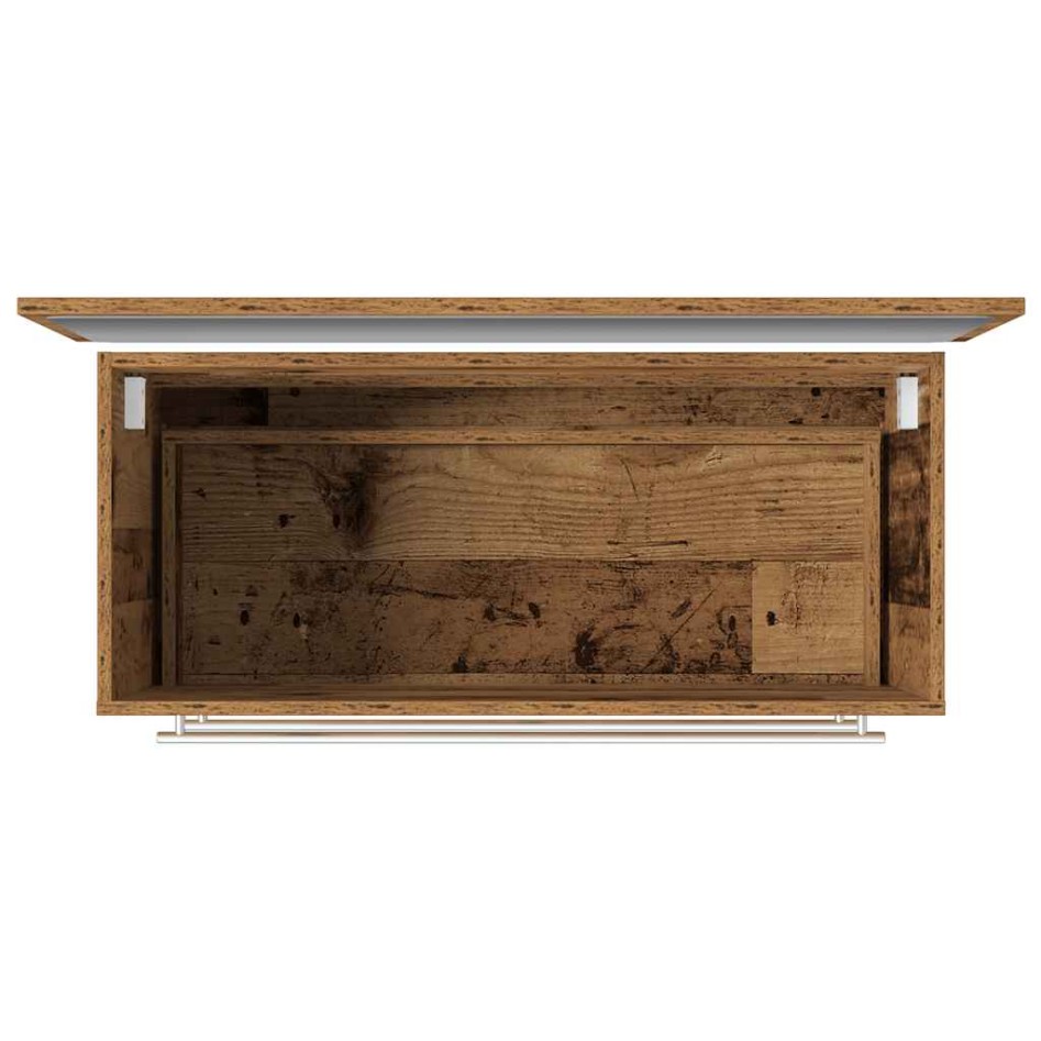 Juego de muebles de baño 2 piezas madera ingeniería