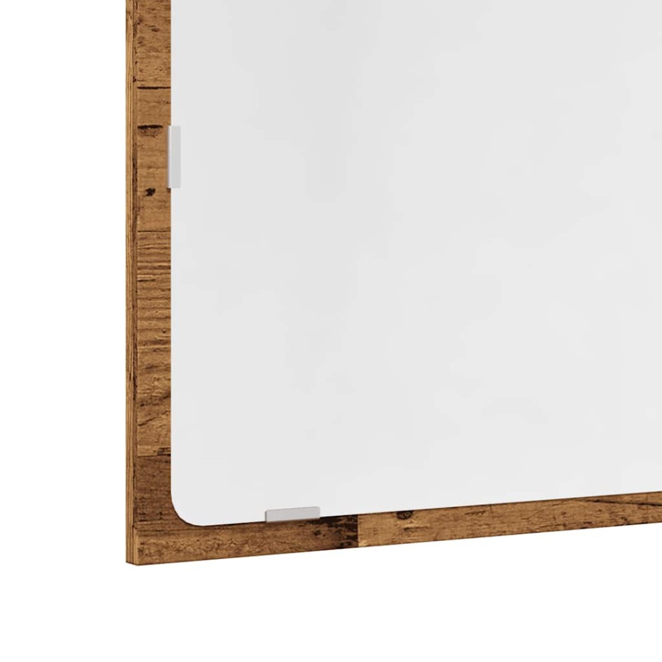 Juego de muebles de baño 2 piezas madera ingeniería