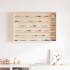 Vitrina de madera para coleccionistas con 6