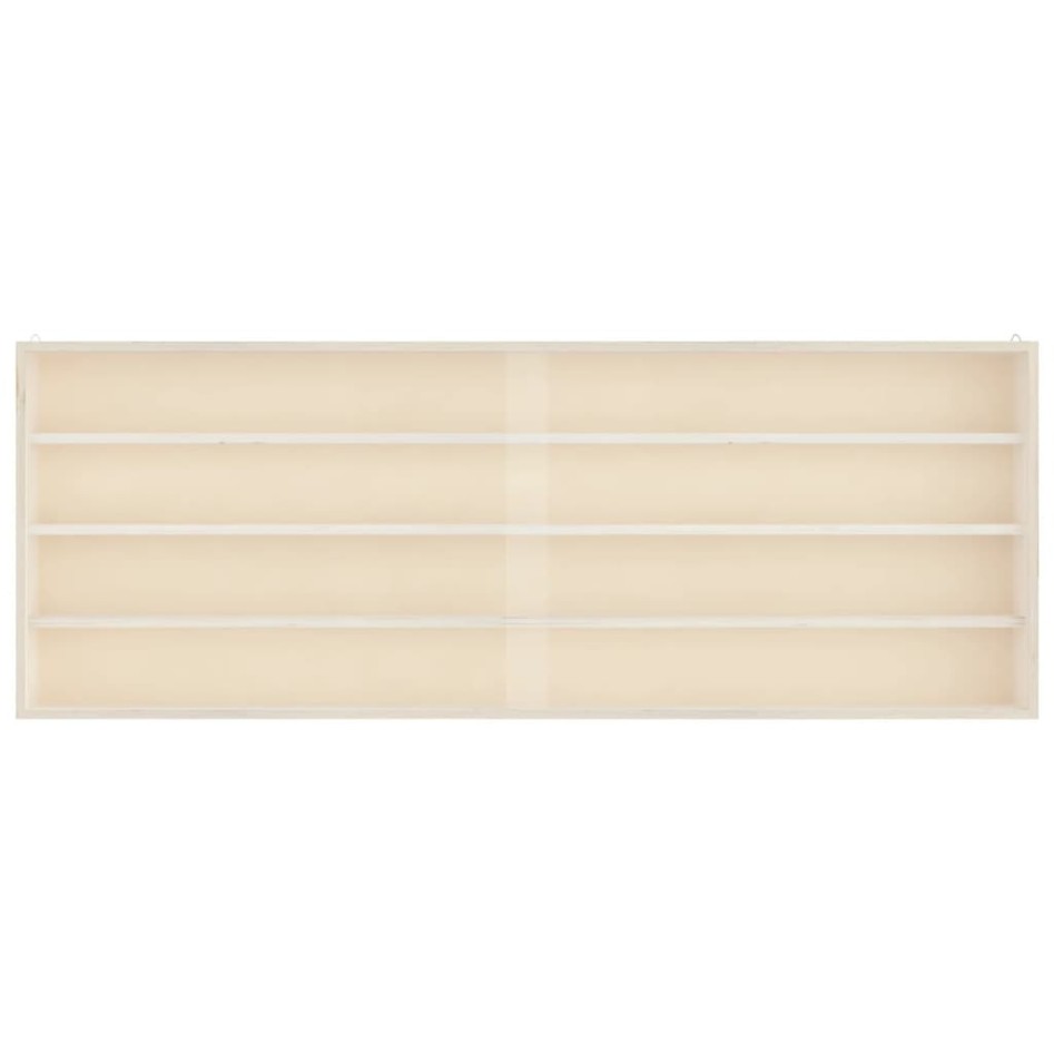 Vitrina de madera para coleccionistas con puertas 100x8,5x37