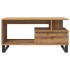 Mesa de centro madera de ingeniería roble artisan 90x49x45