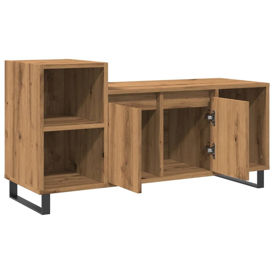 Mueble para TV madera de ingeniería roble artisan 100x35x55