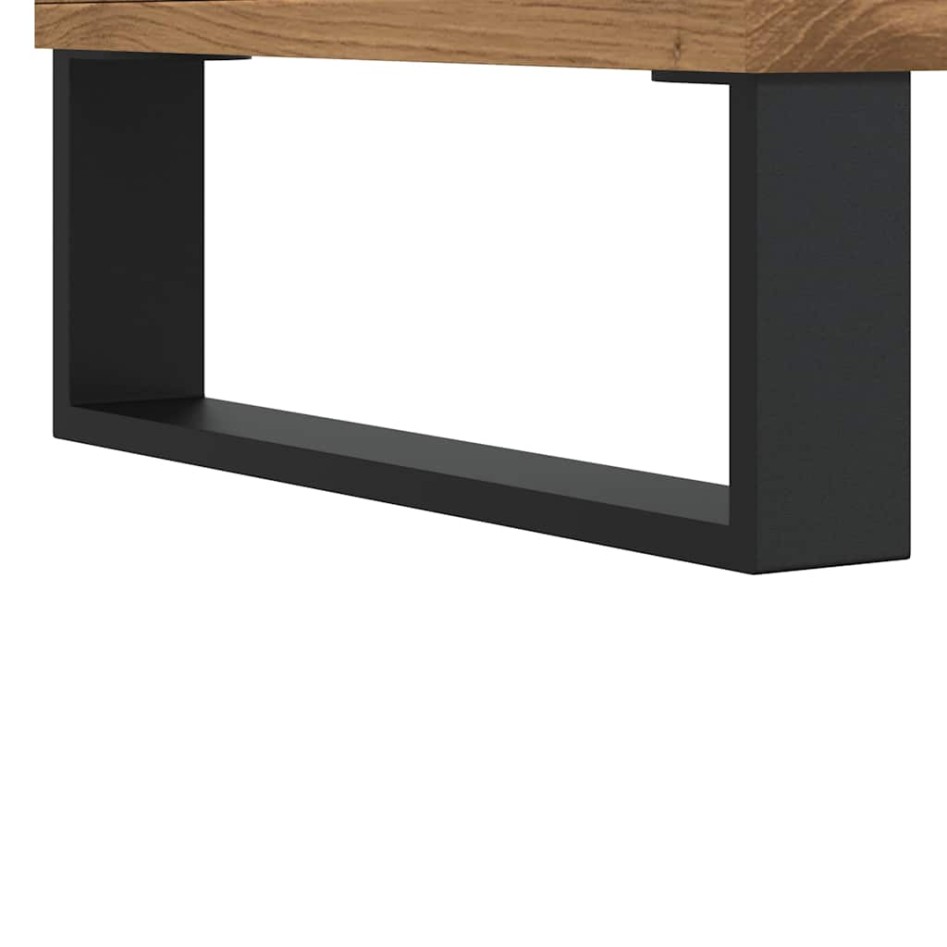 Mueble para TV madera de ingeniería roble artisan 100x35x55