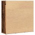 Estantería madera de ingeniería color envejecido 90x28x90