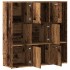 Estantería madera de ingeniería color envejecido 90x28x90