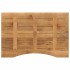 Tablero de escritorio con curva madera mango rugosa