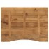 Tablero escritorio con curva madera mango rugosa 100x80x2,5