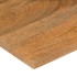 Tablero escritorio con curva madera mango rugosa 100x80x2,5