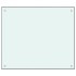 Protección salpicaduras cocina vidrio templado blanco 70x60