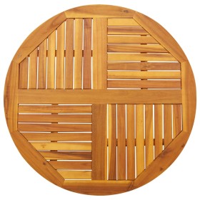 Tablero de mesa redondo madera maciza de acacia Ø90x2,2