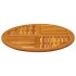 Tablero de mesa redondo madera maciza de acacia Ø90x2,2