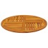 Tablero de mesa redondo madera maciza de acacia Ø90x2,2