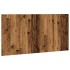 Cabecero de cama madera de ingeniería envejecida 160x1,5x80