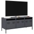 Mueble de TV acero laminado en frío antracita 101,5x39x43,5