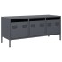 Mueble de TV acero laminado en frío antracita 101,5x39x43,5