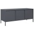 Mueble de TV acero laminado en frío antracita 101,5x39x43,5
