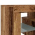 Mueble TV luces LED madera ingeniería envejecida 120x36,5x40