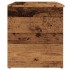 Baúl de almacenamiento madera ingeniería envejecida 84x42x46