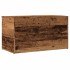 Baúl de almacenamiento madera ingeniería envejecida 84x42x46