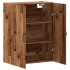 Armario de pared madera de ingeniería envejecida 69,5x34x90