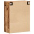 Armario de pared madera de ingeniería envejecida 69,5x34x90