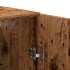 Armario de pared madera de ingeniería envejecida 69,5x34x90
