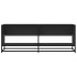 Mueble de TV madera de ingeniería y metal negro 120,5x40x46