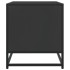Mueble de TV madera de ingeniería y metal negro 120,5x40x46