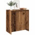 Aparador de madera de ingeniería envejecida 70x41x75