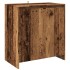 Aparador de madera de ingeniería envejecida 70x41x75