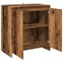 Aparador de madera de ingeniería envejecida 70x41x75