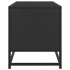Mueble de TV madera de ingeniería y metal negro 80x34,5x40