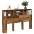 Cabecero armario madera ingeniería envejecida 160x19x103,5