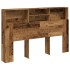 Cabecero armario madera ingeniería envejecida 160x19x103,5