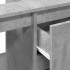 Mueble de lavabo madera ingeniería gris hormigón 65x33x60