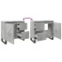 Mueble de lavabo madera ingeniería gris hormigón 65x33x60
