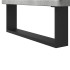 Mueble de lavabo madera ingeniería gris hormigón 65x33x60