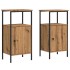 Mesitas noche 2 uds madera ingeniería roble artisan 41x31x80