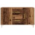 Aparador de madera de ingeniería envejecida 100x36x60