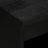 Aparador de madera de ingeniería negro 60x33x75