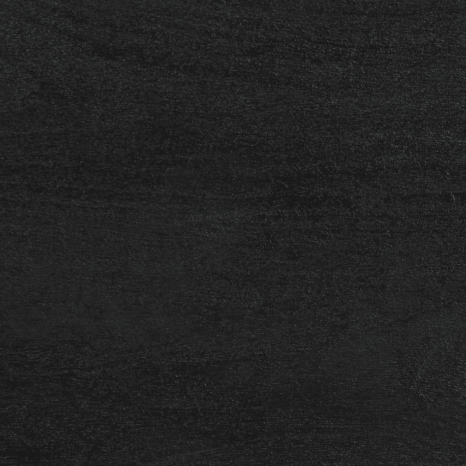 Aparador de madera de ingeniería negro 60x33x75