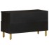 Mueble de TV madera de ingeniería negro 80x33x46