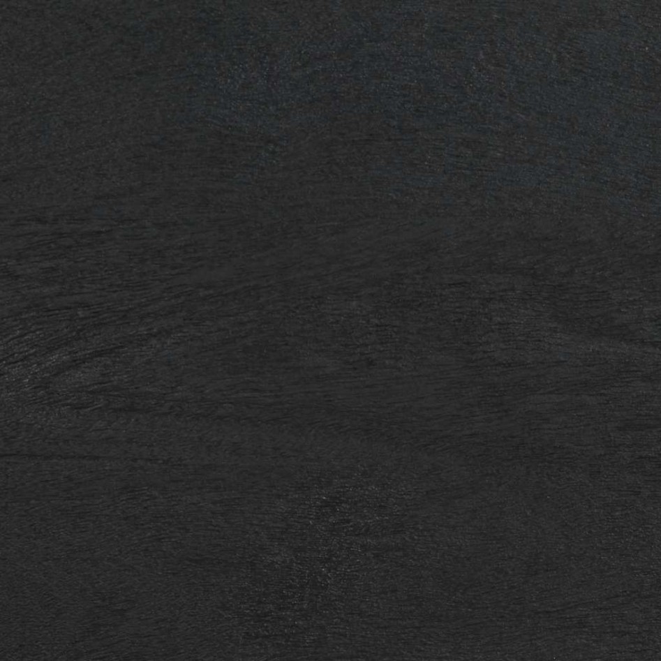 Mueble de TV madera de ingeniería negro 80x33x46