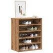 Mueble zapatero madera ingeniería roble artisan 60x35x70 cm