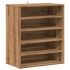 Mueble zapatero madera ingeniería roble artisan 60x35x70