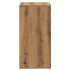 Mueble zapatero madera ingeniería roble artisan 60x35x70