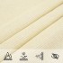 Toldo de vela crema HDPE 160 g/m² 6x6