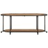 Mueble de TV madera maciza de acacia 100x42x40